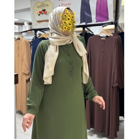 DÜĞMELİ GİYÇIK ELBİSE