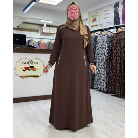 ARZU RİBANALI ELBİSE