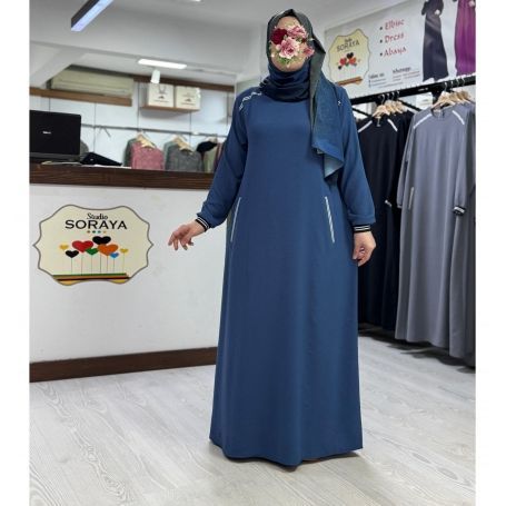 ARZU RİBANALI ELBİSE